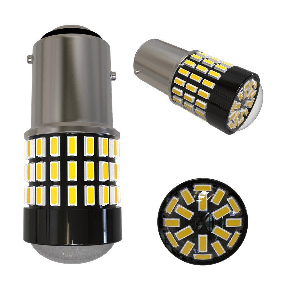 1156 BA15S/7506/P21W 5-Watt CREE LED Bulbs with Projector, Xenon White –  Autolizer