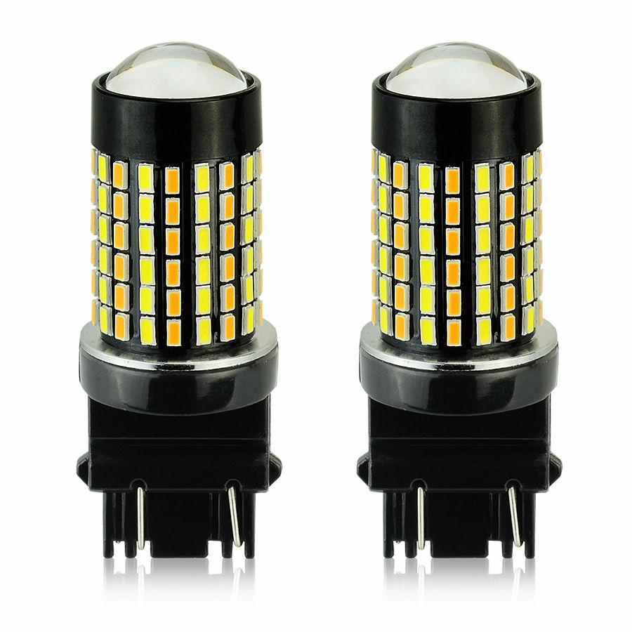 thumbnail image 2 of Syneticusa 3157 Switchback LED Bulbs – 33-LED Dual Color White/Yellow Projector, 6000K 2 of 3