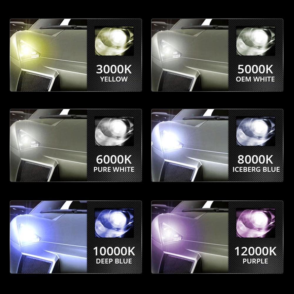 ICBEAMER 12000K D1R D1C D1S Xenon HID Direct Replace OEM FACTORY Headlight  Low Beam light bulbs [Color: Purple] - ICBEAMER