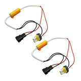 H11 (H8 H9) HID & LED 50W 6Ohm Resistor Relay Kit Wiring Harness Adapter