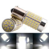 1156 (BA15S/7506/P21W) 144-SMD 3014 LED Bulbs with Projector, Xenon White