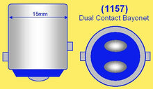 Load image into Gallery viewer, 1157 (BAY15D/2037) 120-SMD 3014 LED Switchback Bulbs with Projector, White/Yellow - Autolizer