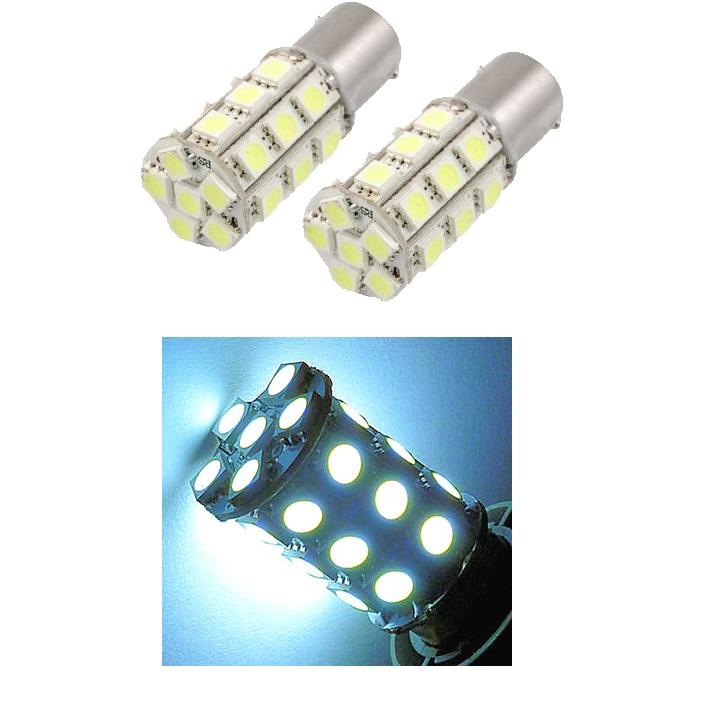 1157 (BAY15D/2037) 27-SMD 5050 LED Replacement Bulbs - 4 Color - Autolizer