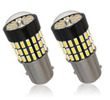1157 (BAY15D/2037) 78-SMD 3014 LED Bulbs with Projector, Xenon White