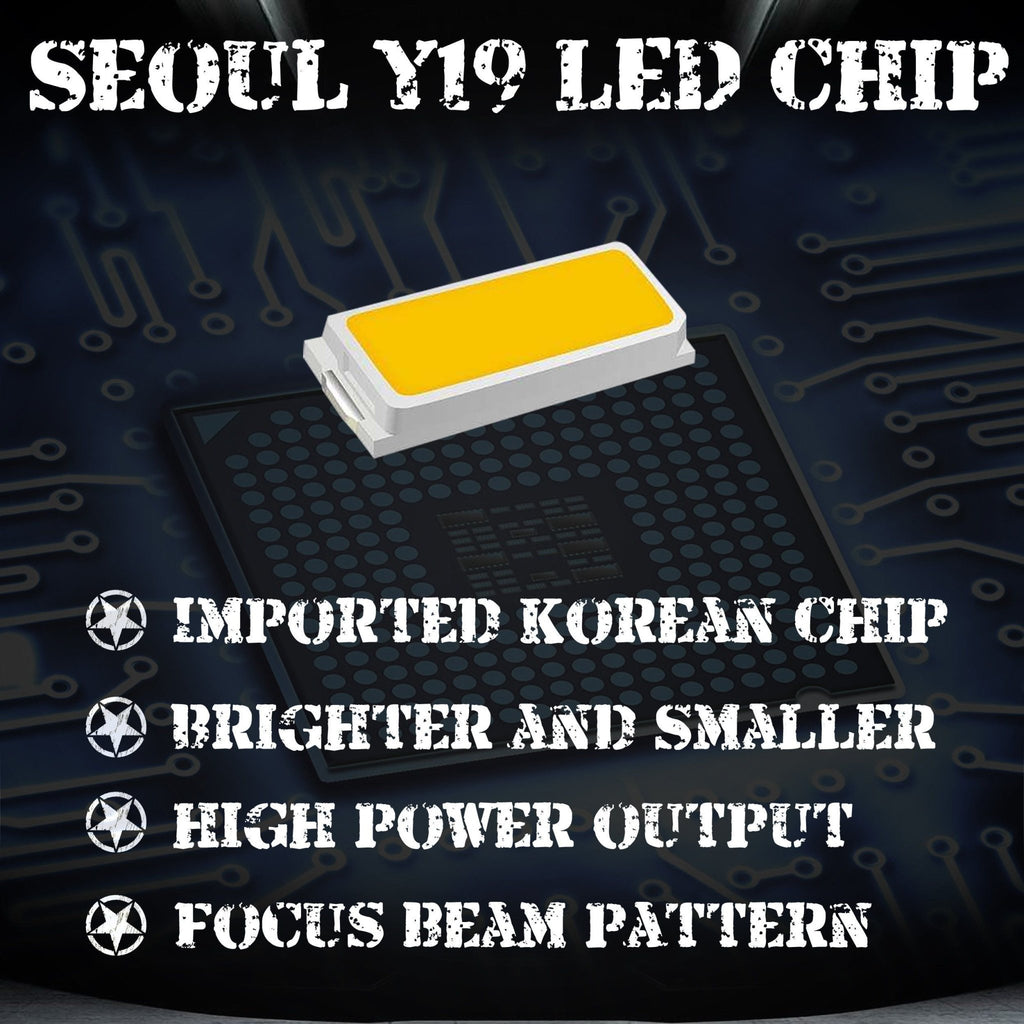 2-Sided Seoul Korean CSP LED Headlight Conversion Kit - CanBUS Error Free & Adjustable Beam Pattern - Autolizer