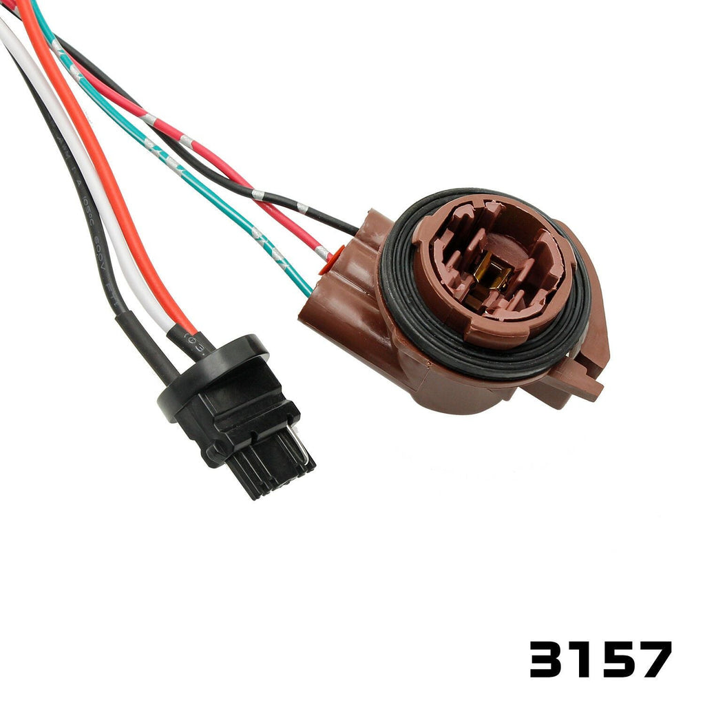 2x 3157 LED 50W 6ohm Load Resistor Adapter Anti Hyper Flashing Error Canceler - Autolizer