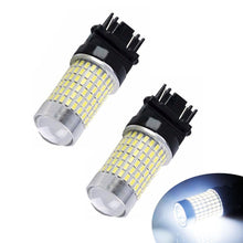 Load image into Gallery viewer, 3157 (3156/3056/3057) 144-SMD 3014 LED Bulbs with Projector, Xenon White - Autolizer