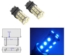 Load image into Gallery viewer, 3157 (3156/3056/3057) 27-SMD 5050 LED Replacement Bulbs - 4 Color - Autolizer