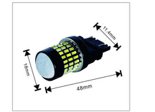 Load image into Gallery viewer, 3157 (3156/3056/3057) 78-SMD 3014 LED Bulbs with Projector, Xenon White - Autolizer