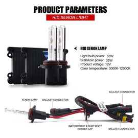 35W 9005 (HB3 9011) Xenon Conversion HID Headlight Kit - Autolizer