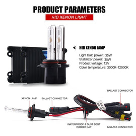 35W H13 (9008) Xenon Conversion HID Headlight Kit - Hi/Lo - Autolizer