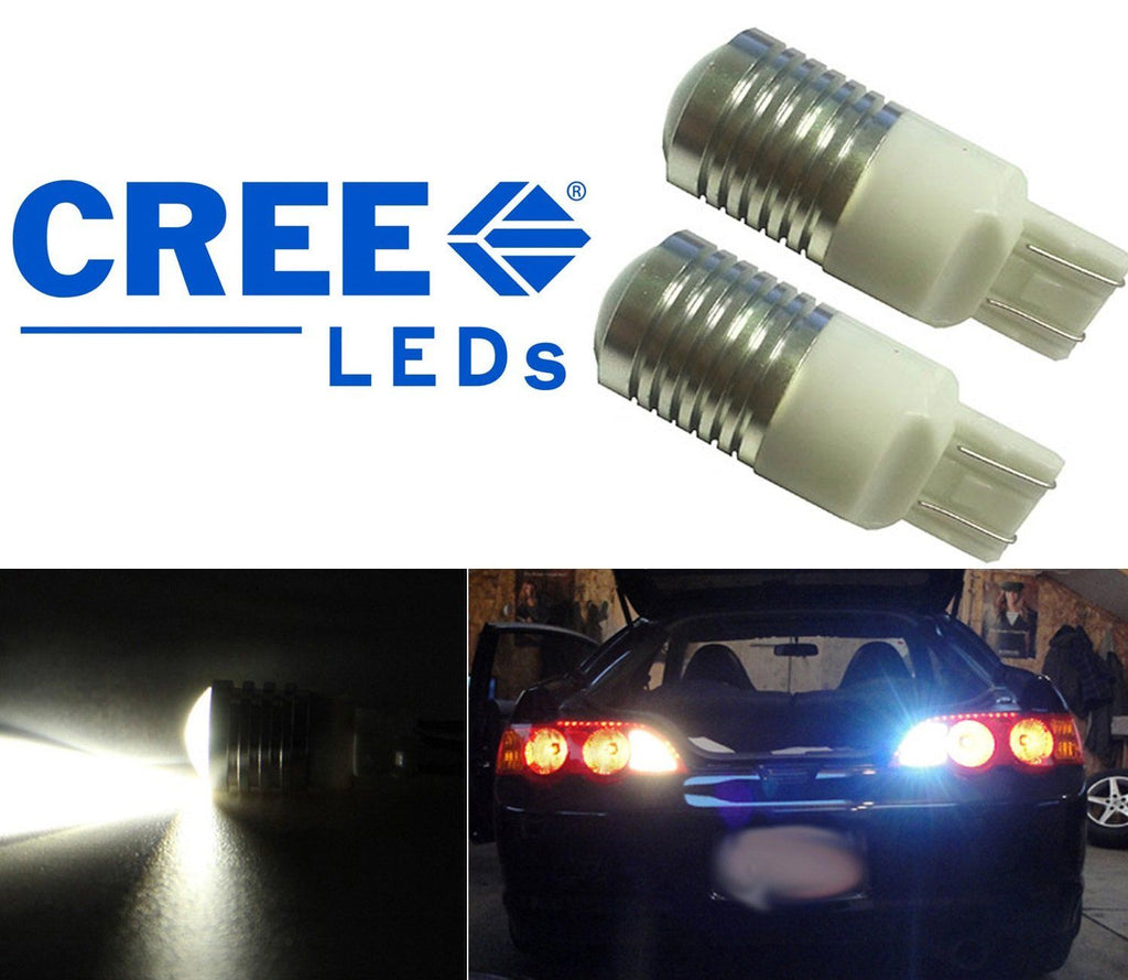 7443 (7440/7441/T20) 5-Watt CREE LED Bulbs with Projector, Xenon White - Autolizer
