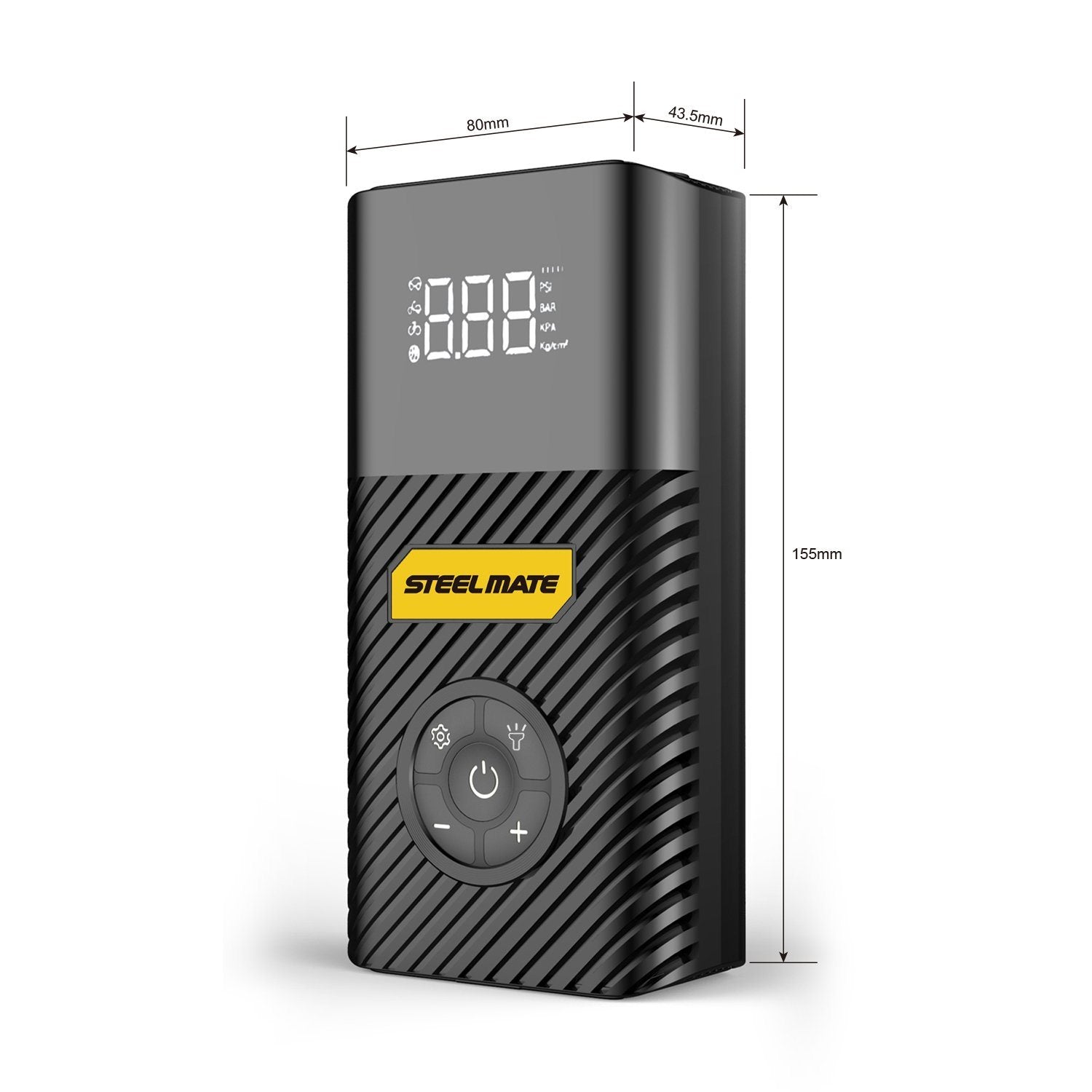 Air Compressor Portable Air Inflator Hand Held Tire Pump 6000mAh
