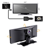 10-Inch Double DIN Car Stereo with Apple CarPlay & Android Auto | HD Touchscreen & Bluetooth