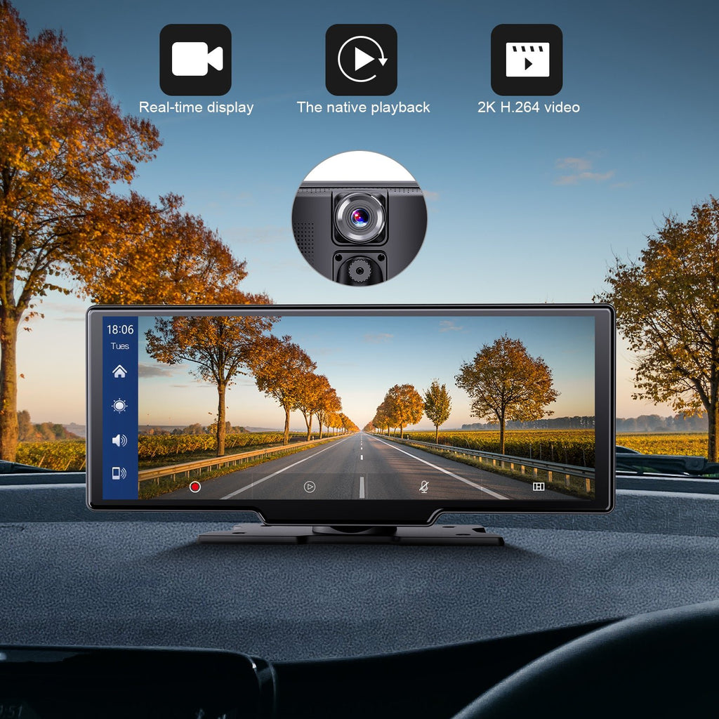 AUTOLIZER Double Din Carplay,10 Inch, Full HD Touch Screen - Autolizer