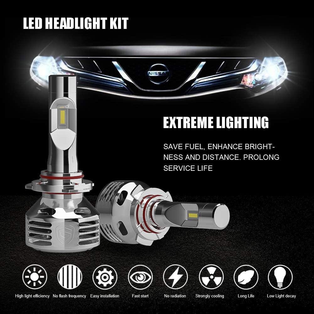 9006 (HB4) R1 2-Sided Lextar LED Headlight Conversion Kit CanBUS Error Free