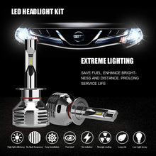 Load image into Gallery viewer, GPNE H1 LED Headlight Bulb 56W 10000 Lumens Conversion Kit 6000K Cool White IP68 Waterproof 2-Side CSP Chips Adjustable Beam - Autolizer