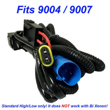 Load image into Gallery viewer, HID Kit 9007 (9004 HB1 HB5) Single Hi/Lo Beam Wire Relay Harness 12V 35W/55W H/L Wiring - Autolizer