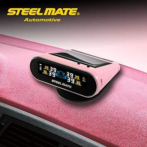 STEELMATE Mini One-s Pink Multi-Function Tire Pressure Monitoring System Auto Backlight Sleep Awake - Autolizer