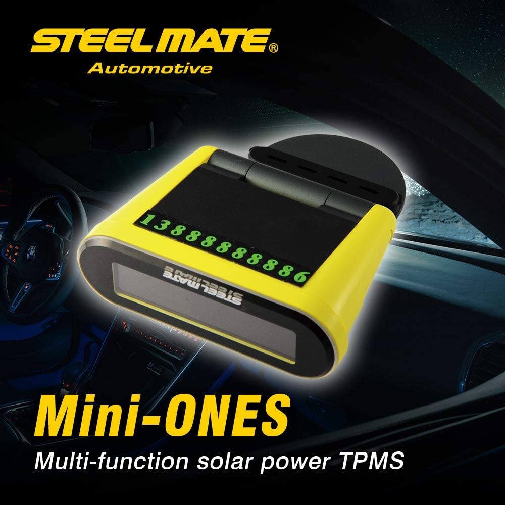 STEELMATE Mini One-s Yellow Multi-Function Tire Pressure Monitoring System Auto Backlight Sleep Awake - Autolizer