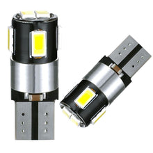 Load image into Gallery viewer, T10 (194/168/158) CanBUS 6-SMD 5630 Xenon White LED Replacement Bulbs - Autolizer