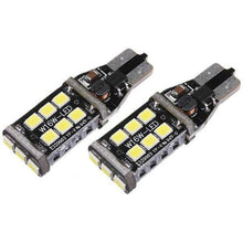 Load image into Gallery viewer, T10/T15 (194/168/158) CanBUS 15-SMD 2835 Xenon White LED Replacement Bulbs - Autolizer