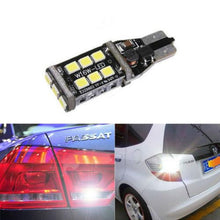 Load image into Gallery viewer, T10/T15 (194/168/158) CanBUS 15-SMD 2835 Xenon White LED Replacement Bulbs - Autolizer