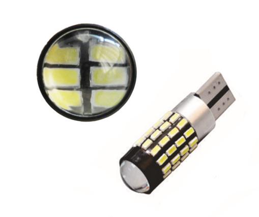 T10/T15 (194/168/158) CanBUS 54-SMD 3014 Xenon White LED Replacement Bulbs - Autolizer