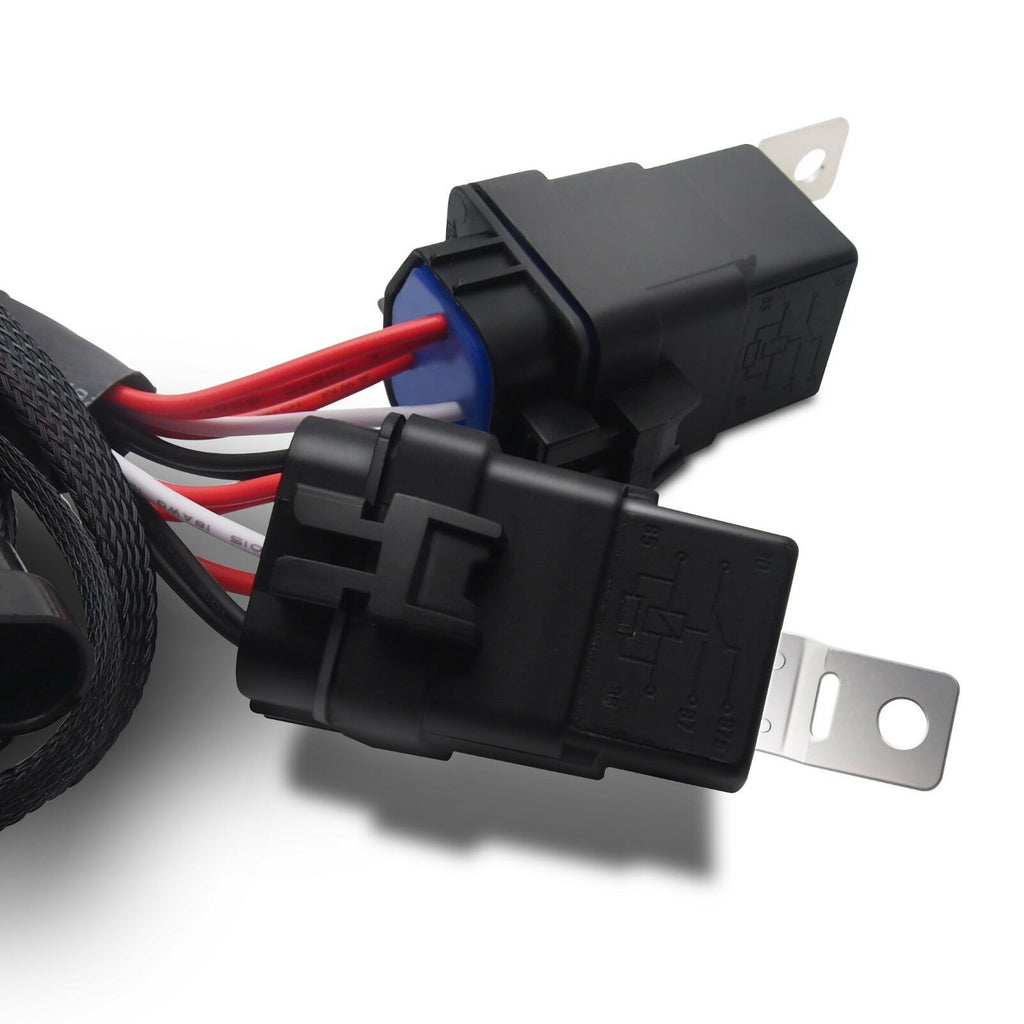 Universal Dual Wiring Relay HID Xenon Kit Harness Error Free Decoder Canceller - Autolizer