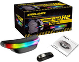 Wireless Helmet Brake Light and Running Light Rechargeable LED Signal Light for Helmet-H2